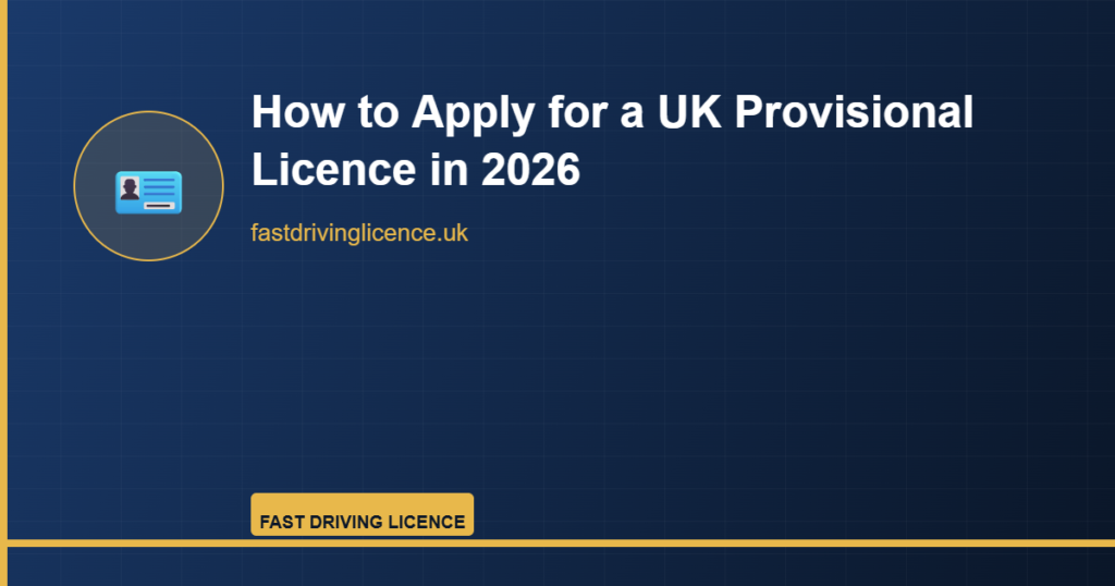 UK driving licence application service - Fast Driving Licence
