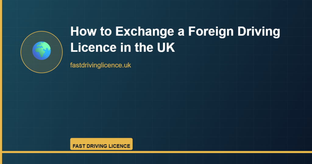 Exchange foreign driving licence UK guide 2026