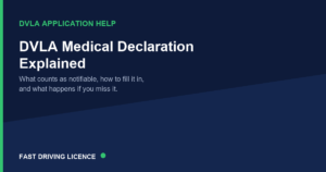 DVLA medical declaration guide - notifiable conditions explained